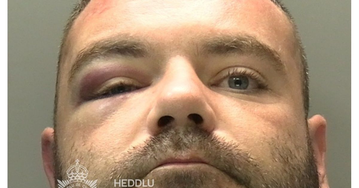 He pulled a knife then did a runner but didn't get far