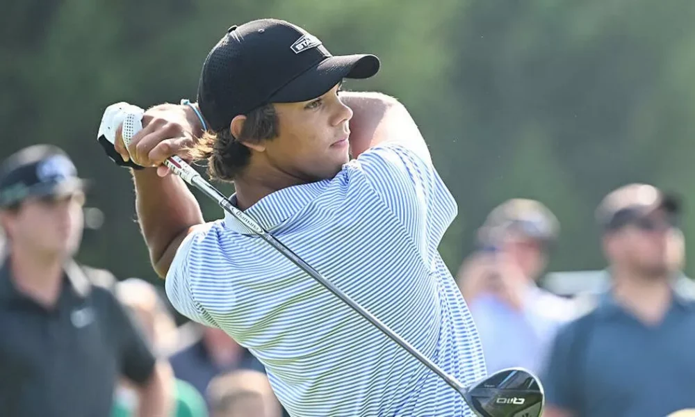 Charlie Woods shows true colours with final actions as dad Tiger reunites with ex-wife