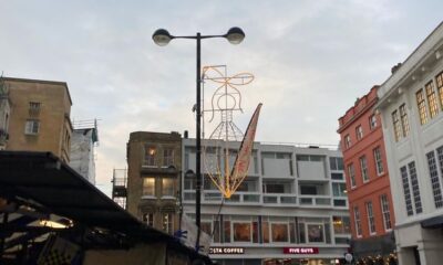 Christmas decorations spotted around Cambridge as festive season comes to city