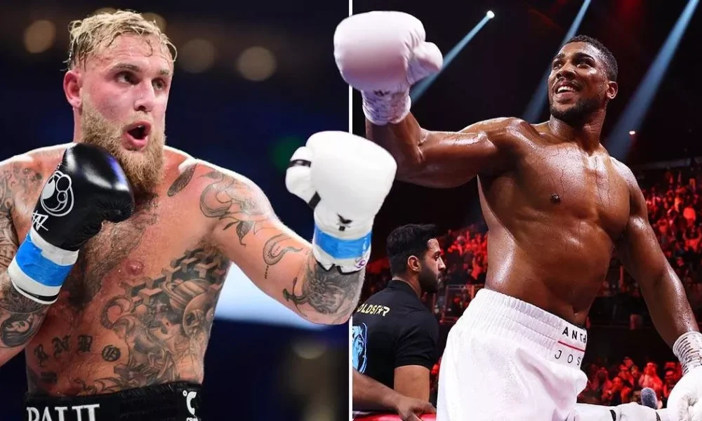 Anthony Joshua hits back at critics of Jake Paul boxing fight