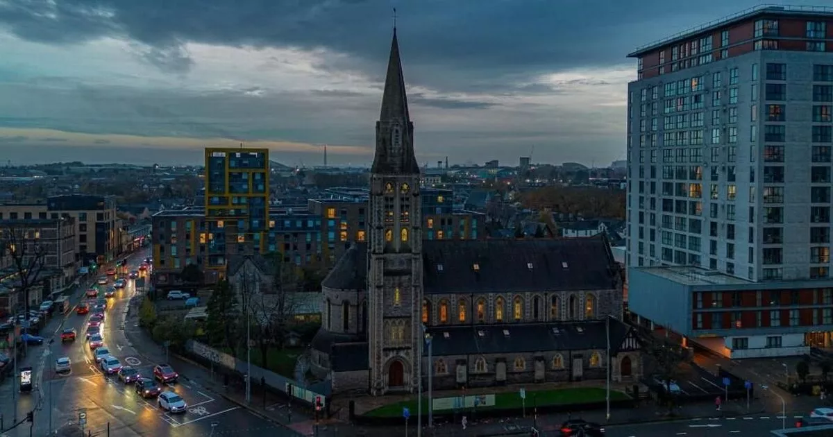 Church tower converted into extraordinary eight-storey city centre home with curved kitchen