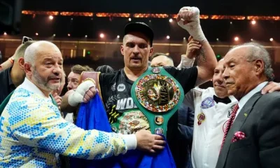 BREAKING: Oleksandr Usyk GIVES UP world title as belt handed over to Fabio Wardley