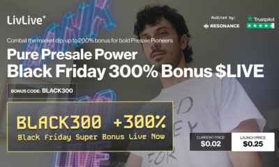 Is The Next Big Crypto Presale Already Here? LivLive Surges With BLACK300 As Digitap And Maxi Doge Move Toward New Prices