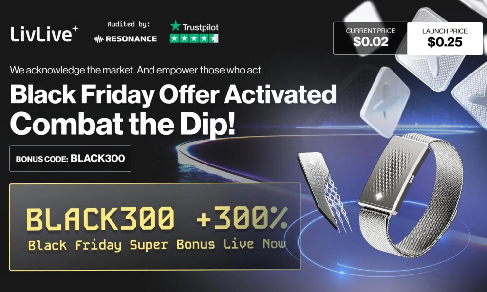 Exclusive: LivLive 300% Bonus Presale Grabs Attention as Bitcoin Strengthens