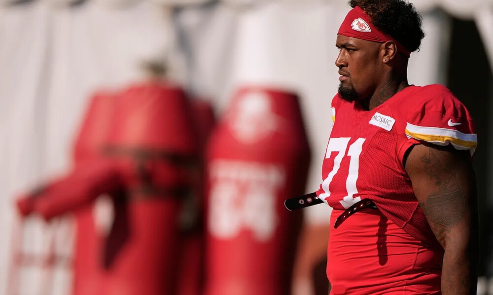 The Chiefs have been struck by misfortune: Josh Simmons' worrying injury in an unfortunate play