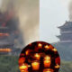 1,000-year-old Chinese Wenchang Pavilion temple gutted in fire after careless use of candle and agarbatti by a tourist