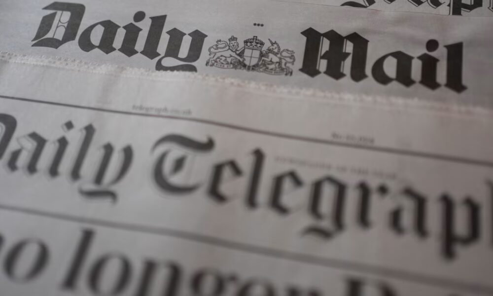 Owner of U.K.’s Daily Mail Nears Deal to Buy Rival Daily Telegraph