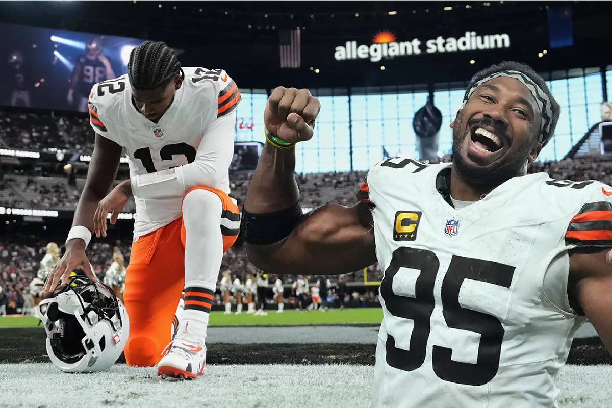 Myles Garrett defended Shedeur Sanders and warned Kevin Stefanski; they no longer want Dillon Gabriel as quarterback