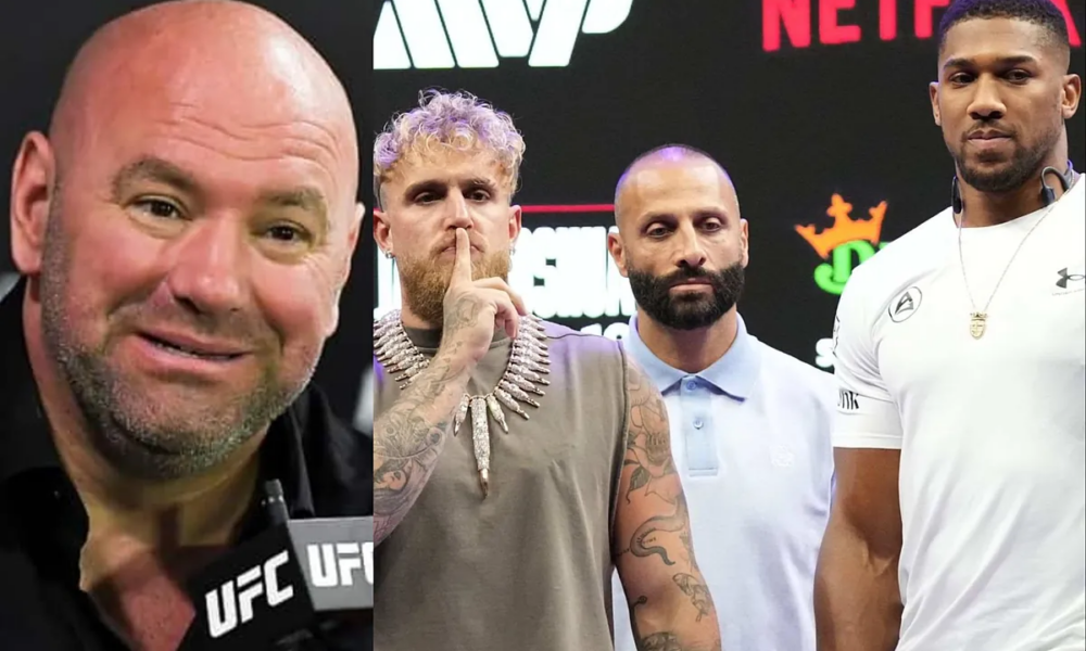 Anthony Joshua vs Jake Paul: Dana White accused of peddling 'blatant lie' about fight