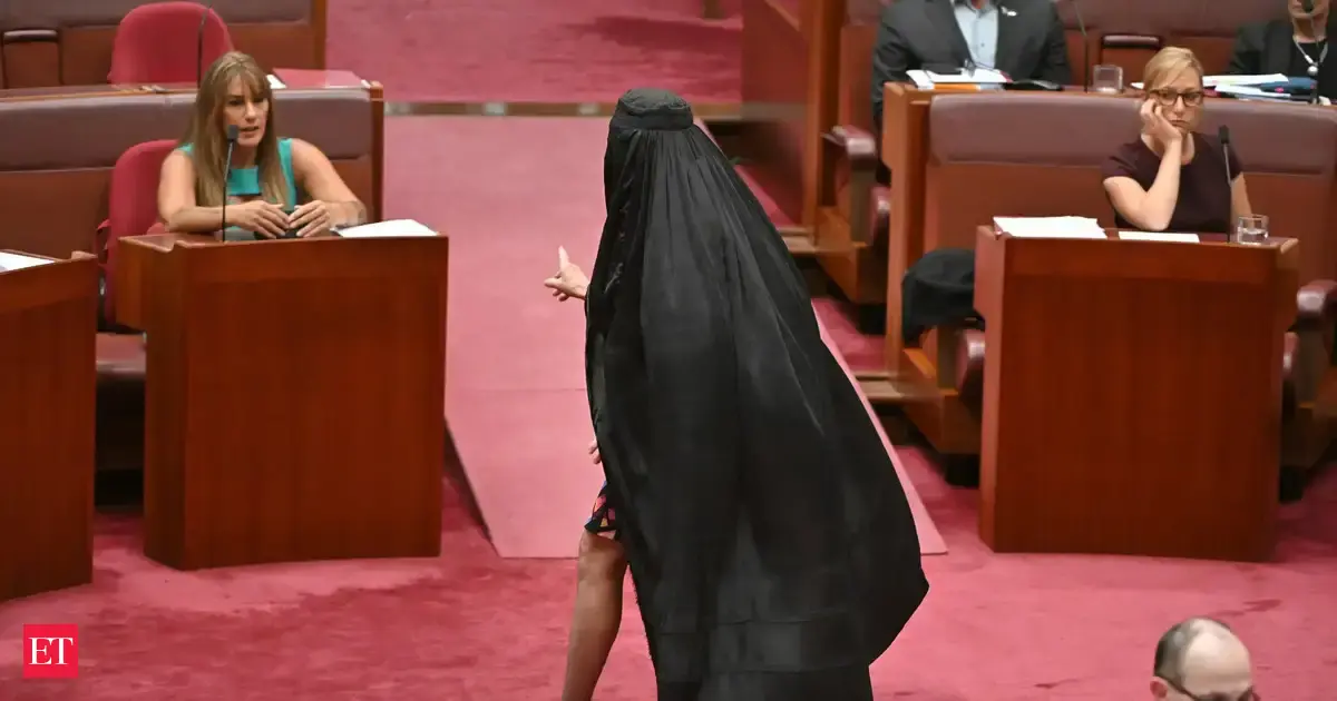 Australian Senator Pauline Hanson barred from Parliament for wearing burqa in protest