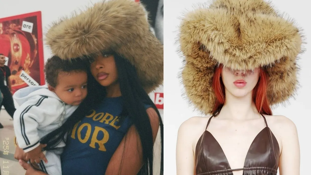 You ask, we answer! Skai Jackson Posed in a Brown $295 Kim Shui Faux Fur Hat for the 'Gram