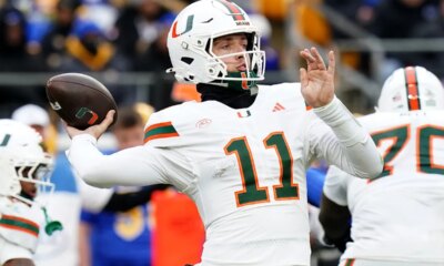 Miami's Carson Beck shatters records in blowout win against No. 24 Pitt