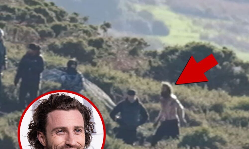 Aaron Taylor-Johnson's Shredded Torso Covered With Fake Blood for 'Werwulf'