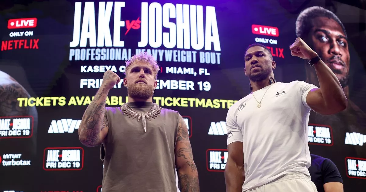 Jake Paul vs Anthony Joshua press conference: Everything you need to know after first face-off