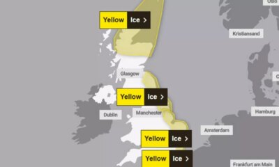 Met Office issues new 12-hour weather warning for tomorrow as ice blast hits UK