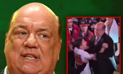 WWE Star Paul Heyman Shoves Young Fan Away From Logan Paul, on Video
