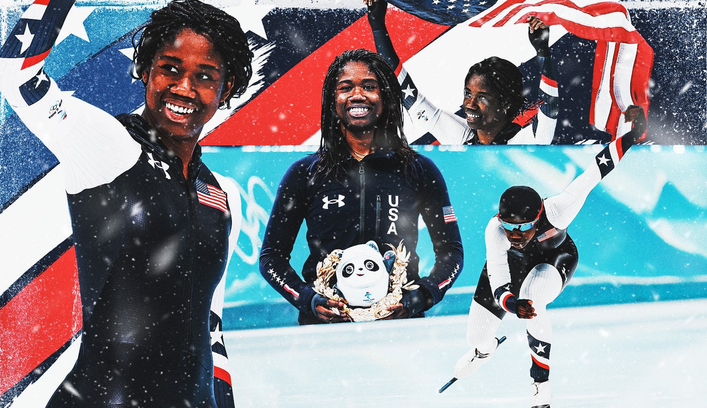 2022 Winter Olympics: Erin Jackson becomes first black woman to medal in speed skating