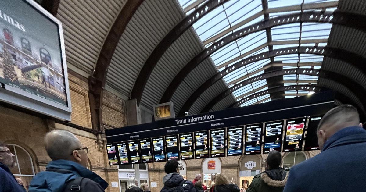 LNER train disruption and delays on main route through York