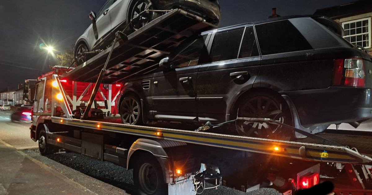 Police seize car in Over Hulton for having false plates