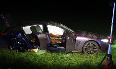 Car crashes into field off Bolton dual carriageway