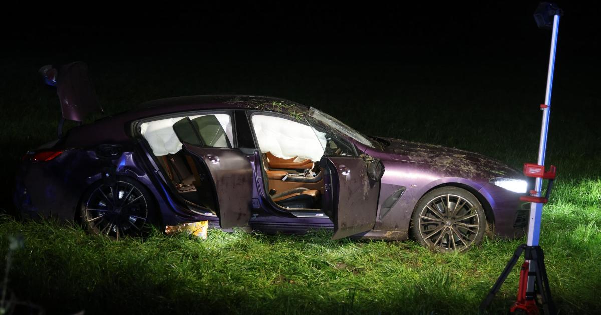 Car crashes into field off Bolton dual carriageway