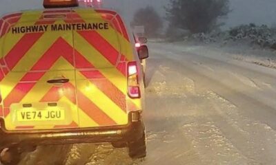 'Hundreds of vehicles' stationary in snow on main road in North Yorkshire