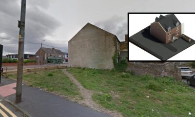 Plans to build flats on Medomsley Road, Consett, submitted