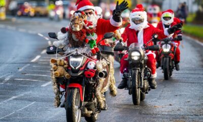 Pictures of Boundary 500 Motorcycle Group's Santa Ride 2025