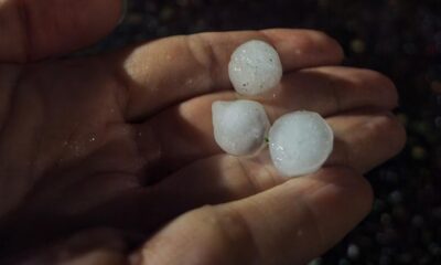 Residents in Bolton shocked at sheer size of hailstones