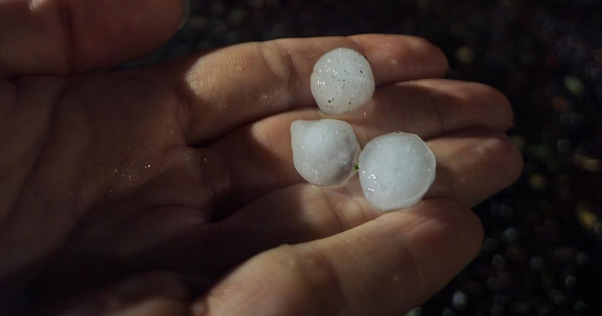 Residents in Bolton shocked at sheer size of hailstones