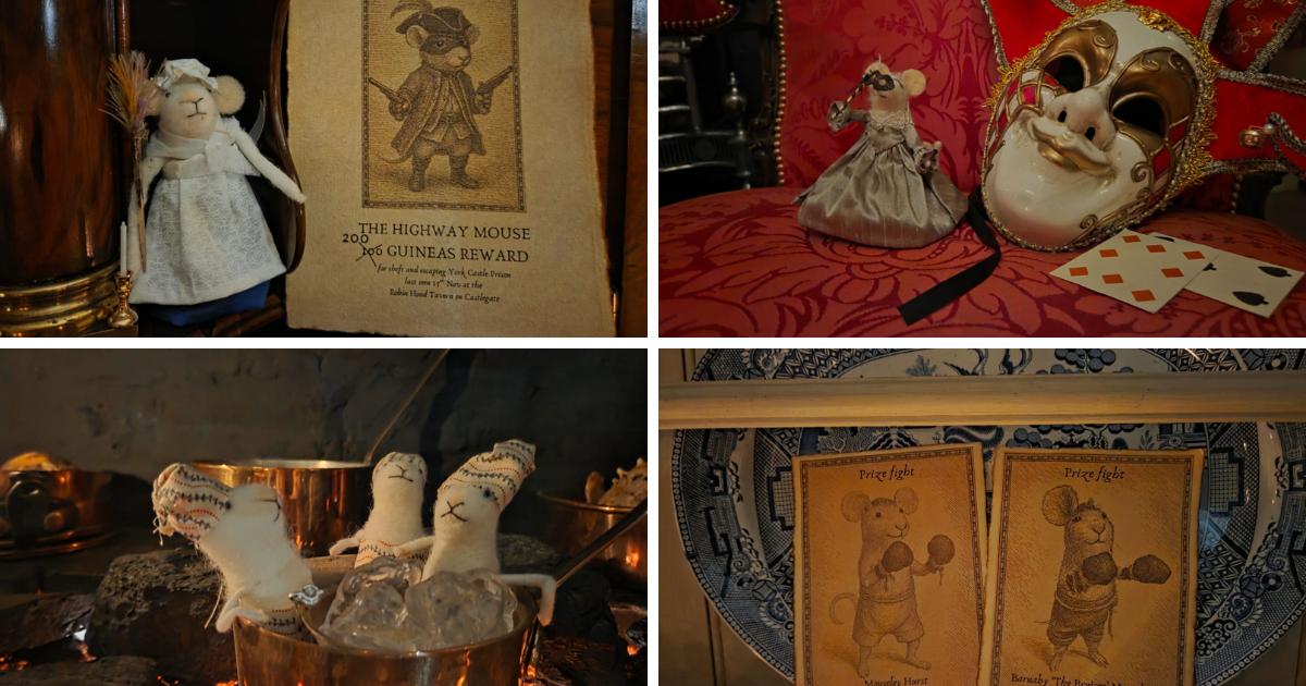 Fairfax House York Christmas display 2025: Mousequerade