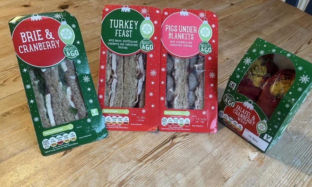 I tried Lidl's Christmas sandwich selection for 2025