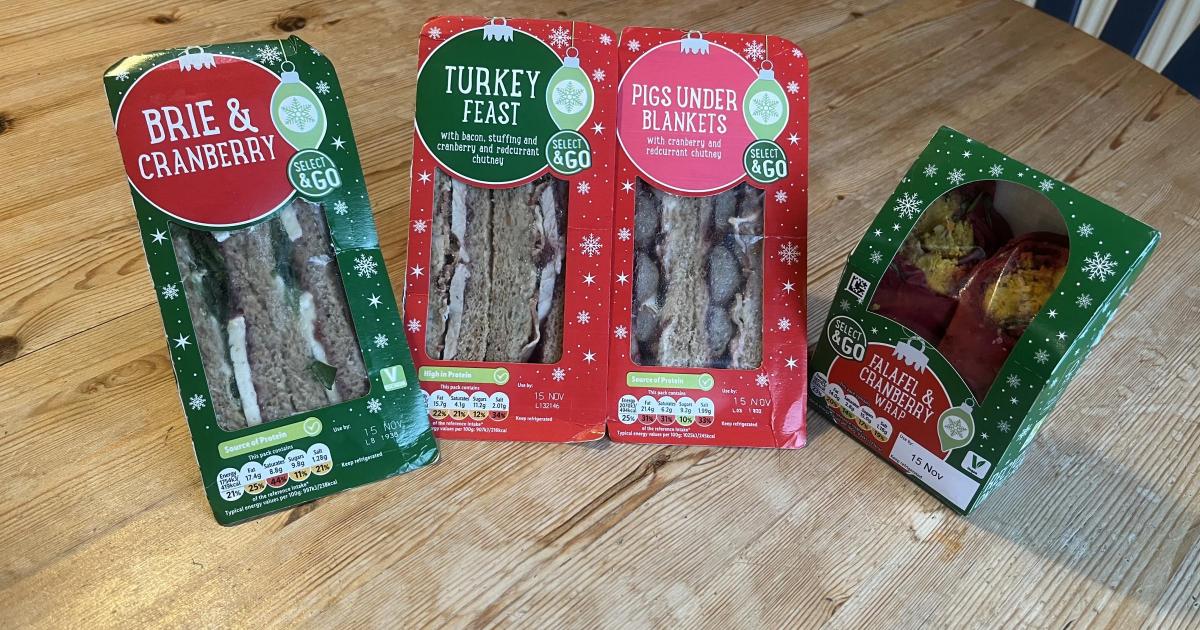 I tried Lidl's Christmas sandwich selection for 2025