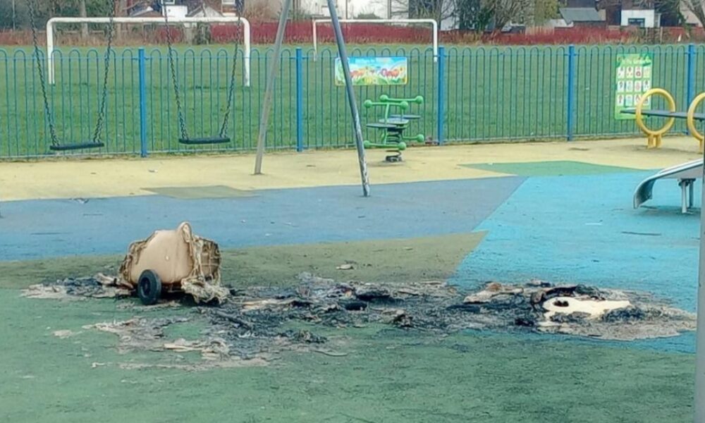 Kearsley play area locked up after wheelie bins stolen and set on fire