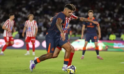 Atletico Madrid and Inter during a mid-season friendly in Libya (via www.inter.it)