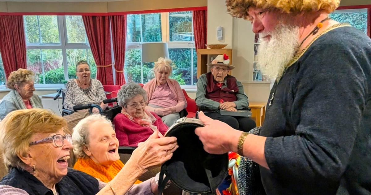 Stamford Bridge Beaumont care home's Viking history day