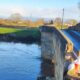 Main route in North Yorkshire closed due to damaged bridge.