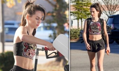 Jordon Hudson Flaunts Abs in Tiny Cheer Outfit