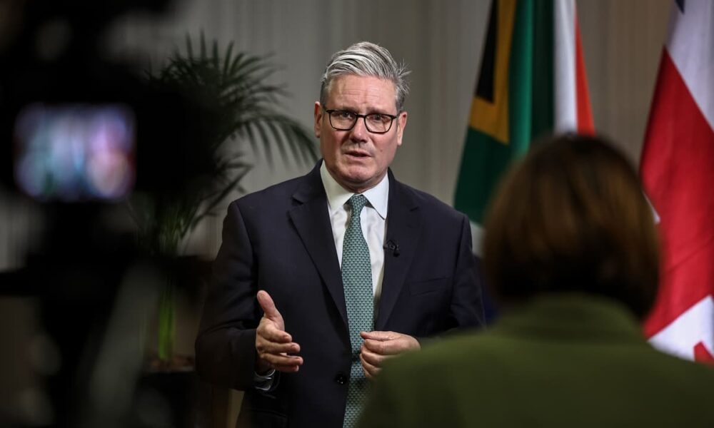 Starmer and Trump agree teams will work together on Ukraine peace plan