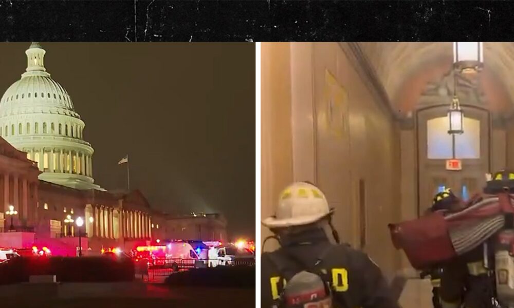 Fire Sparks in US Capitol Subway System, Two Cops Hospitalized