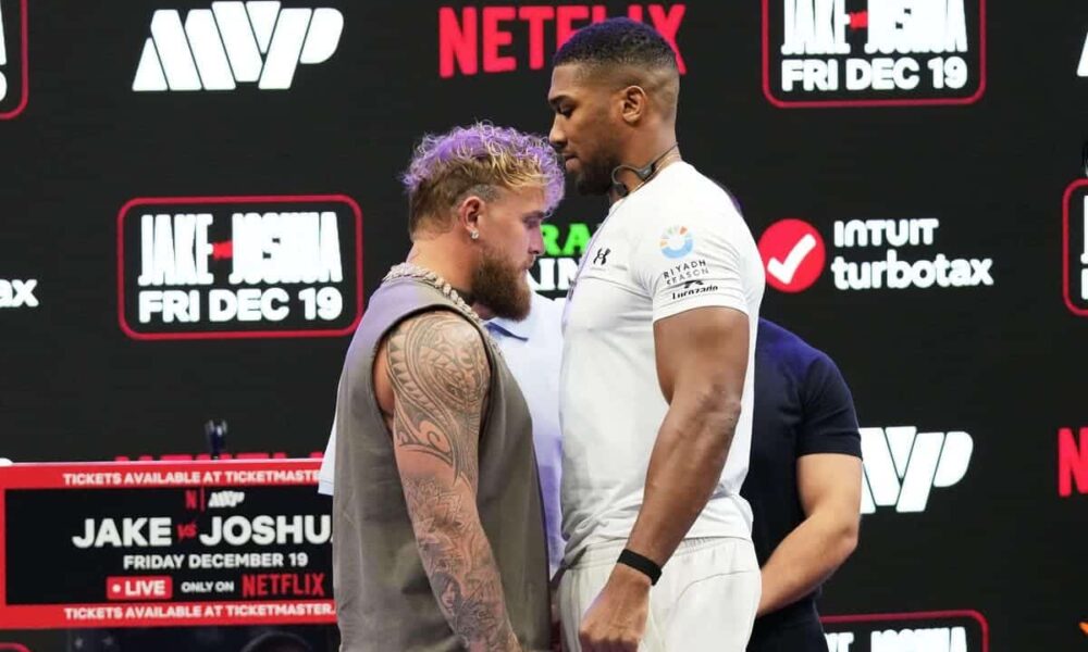 Anthony Joshua says Jake Paul is 'delusional' with American aiming to 'shock the world'