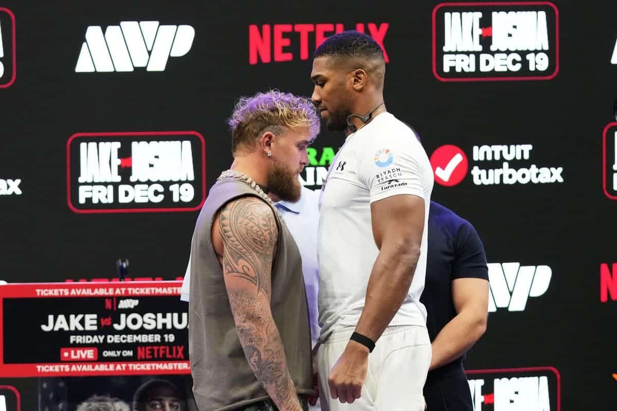 Anthony Joshua says Jake Paul is 'delusional' with American aiming to 'shock the world'