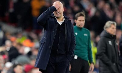 Reds in crisis as pressure grows on Arne Slot after Champions League thrashing