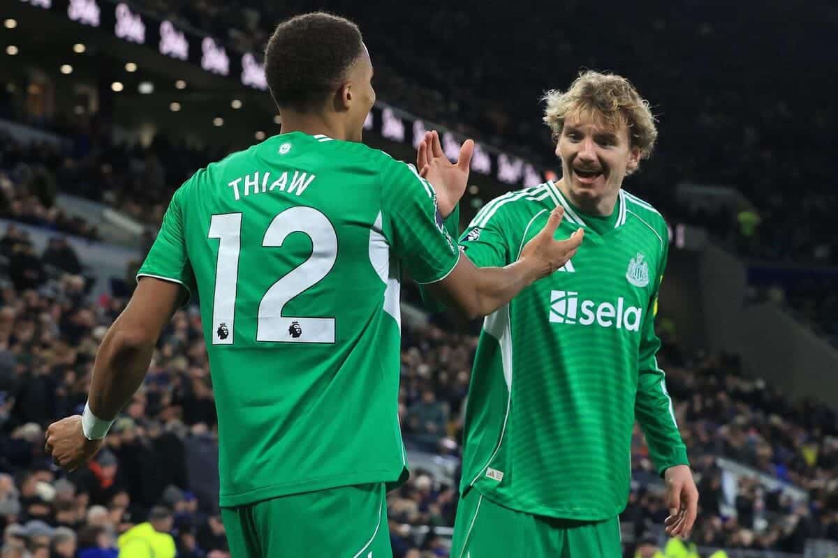 Thiaw nets after 52 seconds as Magpies claim first Premier League away win of the season