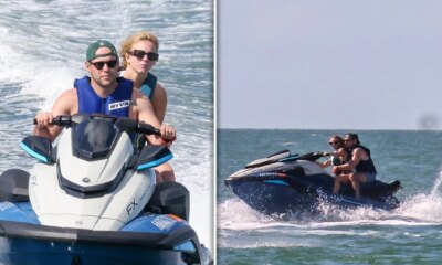 Sydney Sweeney, Scooter Braun Hold Each Other Tight On Sea-Doo Ride
