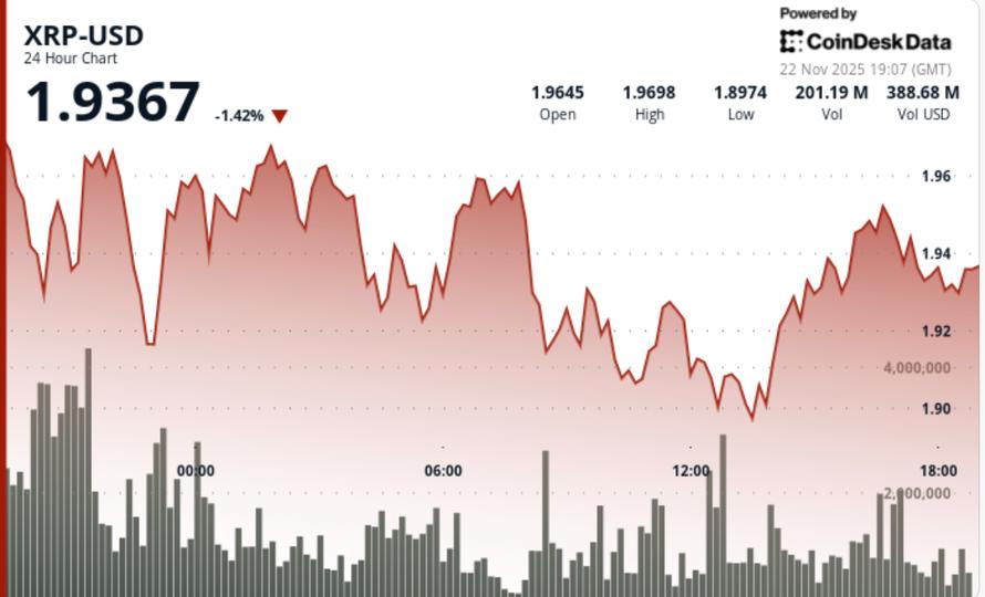 Ripple Drops as Bitcoin Weakness Pulls Majors in Oversold Levels