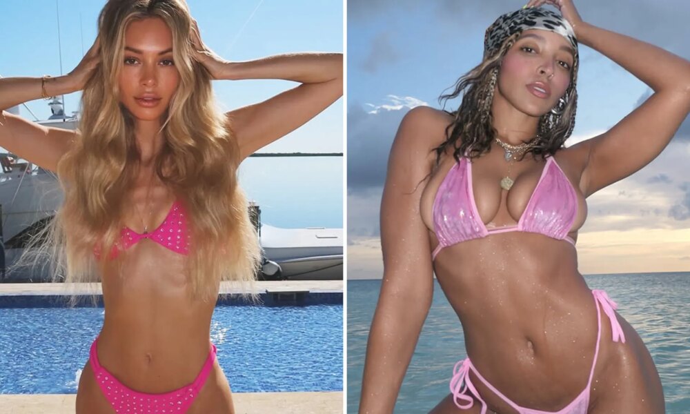 Corinne Olympios vs. Tinashe Who'd You Rather?! (Pink Bikini Babes Edition)