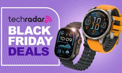 Apple Watch Ultra 3 and Garmin Fenix 8 on TechRadar deals banner