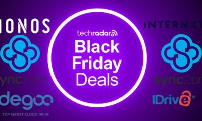 Black Friday TechRadar logo with cloud storage