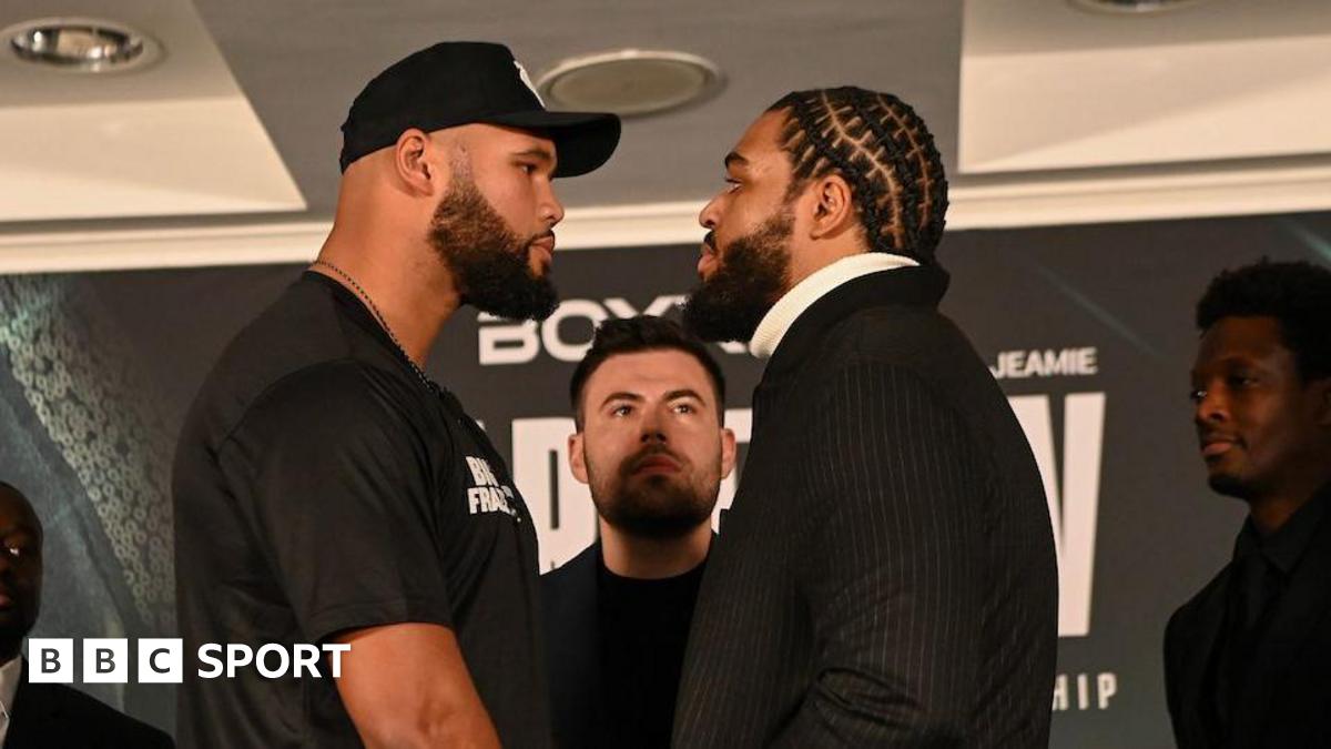 Frazer Clarke and Jeamie 'TKV' Tshikeva face off